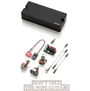EMG 707 BLACK 7 STRING SOAPBAR VERSION ACTIVE GUITAR PICKUP POTS, JACK & WIRING