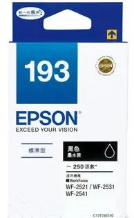 在飛比找Yahoo!奇摩拍賣優惠-【胖胖秀OA】EPSON T193150黑色墨水匣(NO.1