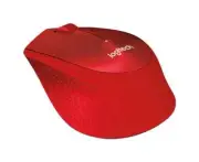 Logitech M331 Silent Plus Mouse RF Wireless Optical 1000 DPI - Red