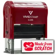All Quality Made from Scratch Self-Inking Rubber Stamp | Handcrafted Products