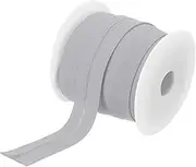 uxcell 1 Inch Single Fold Bias Tape Polyester Continuous Bulk Bias Tape for Sewing, Seaming Quilting Hemming Binding Crafts (Gray 25 Yards)