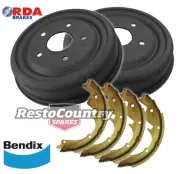 Holden Rear Brake DRUM + Bendix Shoe Kit NEW EJ EH HD HR Anti-Rust Coating stop