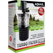Aquael Internal Turbo Filter 2000 Over 350L aquariums Maximum flow rate 2000l/h