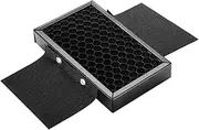 LOORGVEL Pen Case Spot Filter Light Reflector Honeycomb Light Control Honeycomb Grid Reflector Honeycomb Grid Filter LED Lighting Control Grid Honeycomb Grid Hood Black Metal Shell