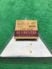 Jaeger Lecoultre Watch Gilt Baton Hands Pair, 39-M