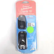 NIB Hahnel Combi TF Remote Control & Flash Trigger for Canon DSLR Cameras