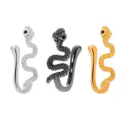 Snake-shaped Nose Clip Non-perforated Nose Puncture Accessories Nose Ring