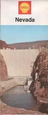 1967 Shell Road Map: Nevada NOS