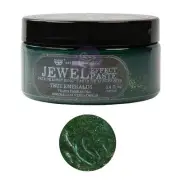 Finnabair Art Extravagance Jewel Texture Paste 100ml Jar-True Emeralds AE969035