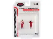 "Racing Legends" 70's Set of 2 Diecast Figures for 1/43 Scale Models