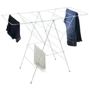 Foldable Winged Clothes Airer Cloth Line Laundry Garment 20 Rails Drying Rack