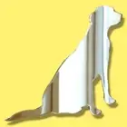 Labrador Sitting Dog Shaped Acrylic Mirrors - Various Sizes