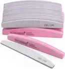 35 Count 100/180 Grit Nail Files and Buffers Kit, Reusable Sanding Buffing Block