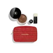 CHANEL HOLIDAY GLOW FORTH BRONZER GIFT SET POUCH NEW