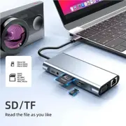 11-in-1 USB-C Multi-Function Laptop Docking Station (Suitable for Mobile Phones and Other Electronic Products)