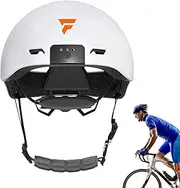 [Generic] Smart Cycle Headgear - Shock Resistance Riding Gear Protector,3 Lighting Modes Sports Headwear with Camera for Enhanced Cycling Safety