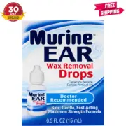 Murine Ear Wax Removal Drops Fast Acting Relief Maximum Strength Formula 0.5oz