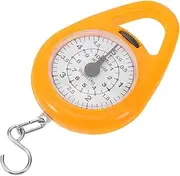 SOESFOUFU Mini Spring Scale for Luggage Portable Hanging Weighing Tool Single-point Scale Built-in Hook