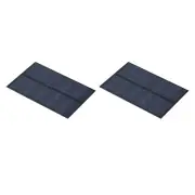 Pack of 2 Mini Solar Panel Cell 5V 175mA 0.875W 98mm x 63mm for DIY Project New