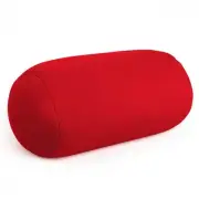 Microbead Bolster Pillow 7"x12" Squishy Flexible Comfortable Roll - Red