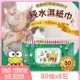 Sanrio 三麗鷗 大眼蛙 輕巧包純水有蓋濕紙巾 80抽X8包 (加蓋) 不含添加使用更安心-慈濟專案