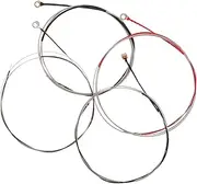 Abaodam 4pcs Violin Strings Set for Violins DIY Assembly Musical Instrument Accessories Easy to Install Quick Setup Complete String Replacement Kit for Instrument Repair