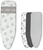 Ironing Board Covers Replacement Ironing Board Cover 36x13in 38x13in 43x14in 48x15in, Thick Ironing Padding Scorch Resistance Ironing Board Cover(Green,36x13in/92x33cm)
