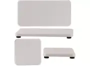 Set of 4 Water Absorbent Diatomite Soap Dish, Diatomaceous Earth Coasters