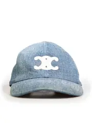 Blue Denim Triomphe Logo Baseball Cap