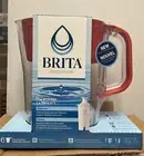 Brita 6 Cup Red Water Filter Pitcher with Filter & Smart Filter Indicator-Qty 2