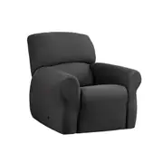 Elan Cambridge Recliner Sofa Cover 244cm Seat/Couch Protector Slipcover Steel