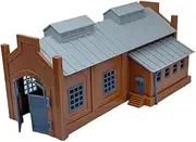 Outland Models Railroad Layout Locomotive Shed/Engine House (1-Stall) 1:87 HO Scale