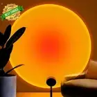 Balkwan Sunset Lamp – Rotating LED, USB, Romantic Light, Floor/Desk, Red