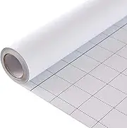 VELIMAX White Blackout Window Film, 100% Light Blocking Window Cover, Opaque Vinyl Cling, Privacy Film for Glass, Sun Blocking Films Non Adhesive, 17.7in x 78.7in