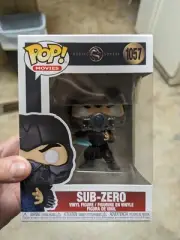 Pop Movies Mortal Kombat 3.75 Inch Action Figure - Sub-Zero #1057