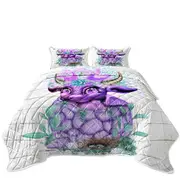 Adorable Fantasy Art Spring Lil Dragon Coverlet
