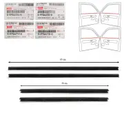 For Isuzu D-Max Hi-Lander 2003 '10 Set 4Dr Lh+Rh Inner Weatherstrip Door Belt