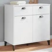 Sideboard VIKEN White 80x40x80 cm Engineered Wood