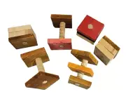 6 PAK ASSTD STACKED BLOCKS FOOT/TALON TOYS PARROT BIRD TOYS