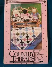 country threads quilt and doll pattern, #125 uncut, quilting, doll making