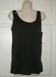 Jockey Generation Women's XXL Tank Top Black Shapewear Slimming Seamfree