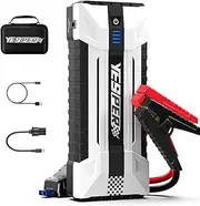YESPER Battery Jump Starter - 4120A Peak Portable Car Starter (All Gas, up to 10.0L Diesel Engine), Auto Battery Booster Pack,Jump Box, DSLI Safe Tech Safely Start All 12V Vehicle& DC 15V Ports