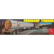 Amt1354 1/25 Full Half Tank Trailer Gulf Assemblyplastic Model