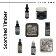 Tim Holtz Scorched Timber 2024 Collection