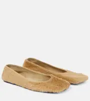 [The Row] The Row Calf hair ballet flats AU 6 beige
