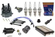 for Toyota Tacoma 4Runner Tune-Up Kit Wires+Cap+Rotor+Spark Plugs+Air+Fuel+PCV (for: Toyota)