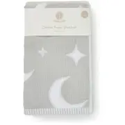 Dymples Jacquard Blanket - Light Grey