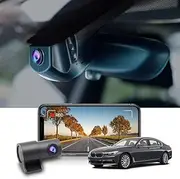 Fitcamx 4K Front and Rear Dash Cam OEM Look, Suitable for BMW 1 2 3 4 5 7 Series X1 X2 X3 X4 X5 X6 X7 M F Chassis (Model A), 2160P+1080P Dual HD Video, 2 Way Loop Recording WiFi, G-Sensor, 128GB Card