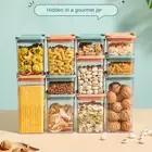 Kitchen Pantry Organization Sealed Food Storage Jars Capacity Container