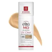 EltaMD UV Clear Tinted Face Sunscreen SPF 46 Oil- Free Tinted Sunscreen with ...